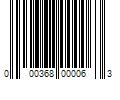 Barcode Image for UPC code 000368000063