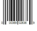 Barcode Image for UPC code 000369026369