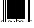 Barcode Image for UPC code 000370000075