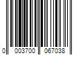 Barcode Image for UPC code 00037000670384