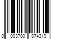 Barcode Image for UPC code 00037000743101