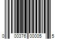 Barcode Image for UPC code 000376000055