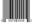 Barcode Image for UPC code 000379000052