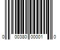 Barcode Image for UPC code 000380000010