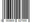 Barcode Image for UPC code 00038000270017