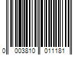 Barcode Image for UPC code 00038100111852