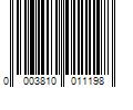 Barcode Image for UPC code 00038100111999