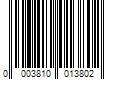 Barcode Image for UPC code 00038100138002