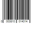 Barcode Image for UPC code 00038100140180