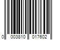 Barcode Image for UPC code 00038100176004