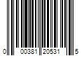 Barcode Image for UPC code 000381205315. Product Name: Burris Optics Signature Zee Rings (1", Steel, 0.92" Height, Matte Black)