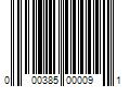 Barcode Image for UPC code 000385000091