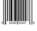 Barcode Image for UPC code 000393000076