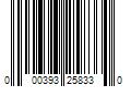 Barcode Image for UPC code 000393258330