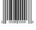 Barcode Image for UPC code 000396000066