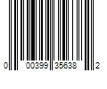 Barcode Image for UPC code 000399356382