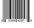 Barcode Image for UPC code 000399422575