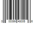 Barcode Image for UPC code 000399480056