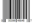 Barcode Image for UPC code 000399498457