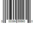 Barcode Image for UPC code 000399555600