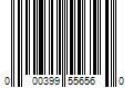 Barcode Image for UPC code 000399556560