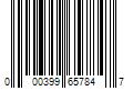 Barcode Image for UPC code 000399657847