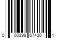 Barcode Image for UPC code 000399674301