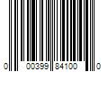 Barcode Image for UPC code 000399841000