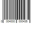 Barcode Image for UPC code 0004000000435