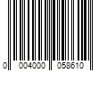 Barcode Image for UPC code 00040000586135