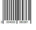 Barcode Image for UPC code 00040000603665