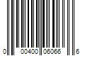 Barcode Image for UPC code 000400060666