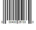 Barcode Image for UPC code 000400251330