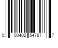 Barcode Image for UPC code 000402547677