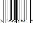 Barcode Image for UPC code 000404317087