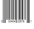 Barcode Image for UPC code 000404325761