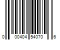 Barcode Image for UPC code 000404540706