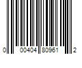 Barcode Image for UPC code 000404809612