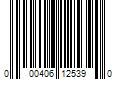 Barcode Image for UPC code 000406125390