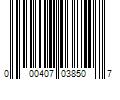 Barcode Image for UPC code 000407038507