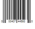 Barcode Image for UPC code 000407445930