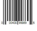 Barcode Image for UPC code 000408998695