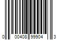 Barcode Image for UPC code 000408999043