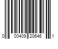 Barcode Image for UPC code 000409206461