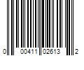 Barcode Image for UPC code 000411026132