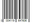 Barcode Image for UPC code 00041196476033