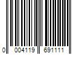 Barcode Image for UPC code 00041196911169