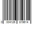 Barcode Image for UPC code 00041268196197