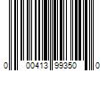 Barcode Image for UPC code 000413993500