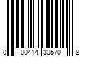 Barcode Image for UPC code 000414305708